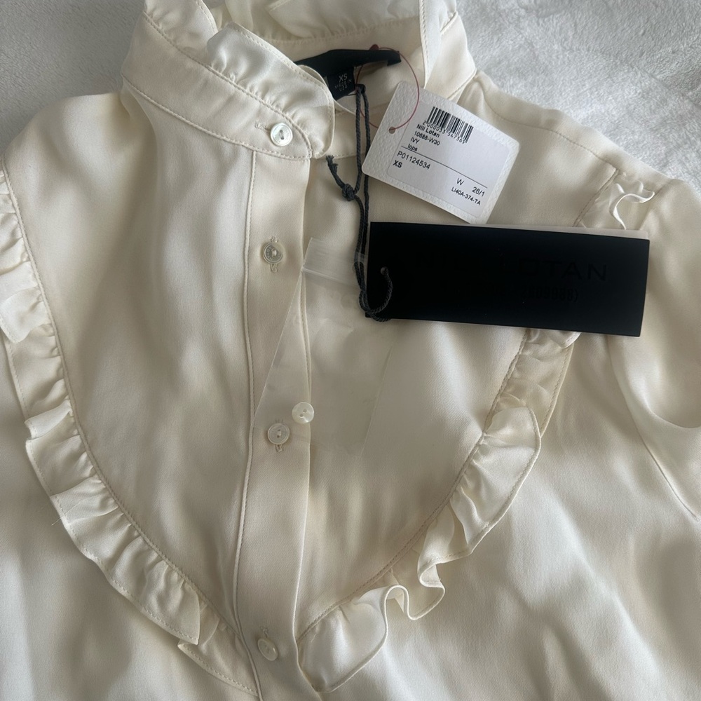 Nili Lotan silk blouse